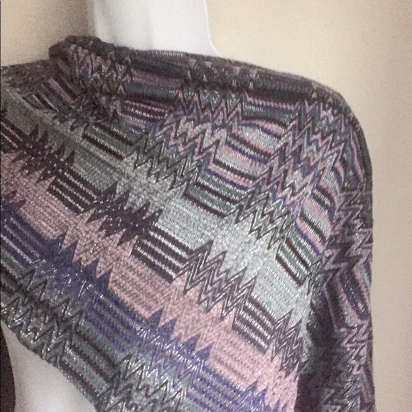 Missoni Purple Pink Metallic Shawl/Scarf - Picture 8 of 8